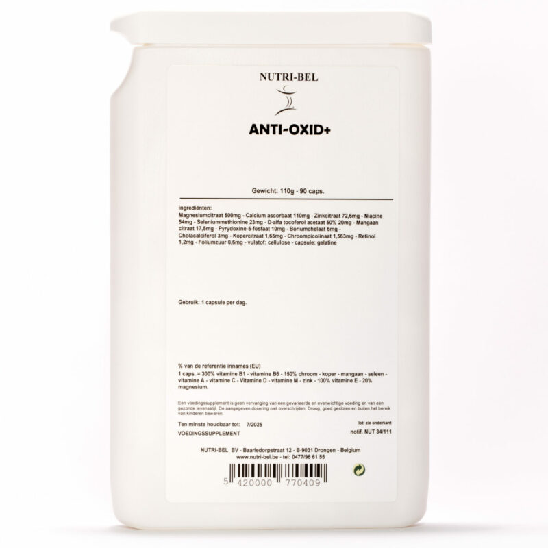 Anti-oxid+ supplement nutri-bel