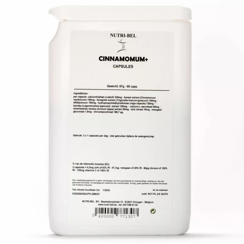 Cinnamomum+ supplement nutri-bel