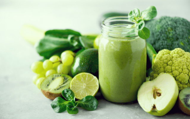 groene smoothie met chlorella poeder maken