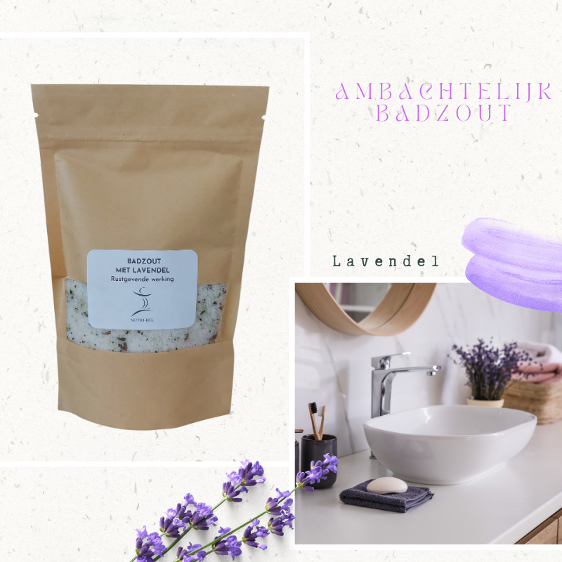 badzout met lavendel kalmerende werking